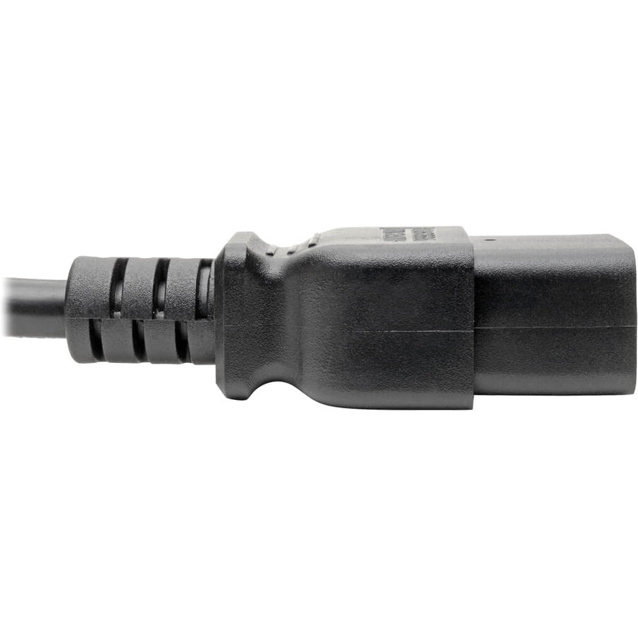 Tripp Lite P047-006-10A Power Cord, C19 To C14 - 10A, 100-250V, 16 Awg, 6 Ft. (1.83 M), Black