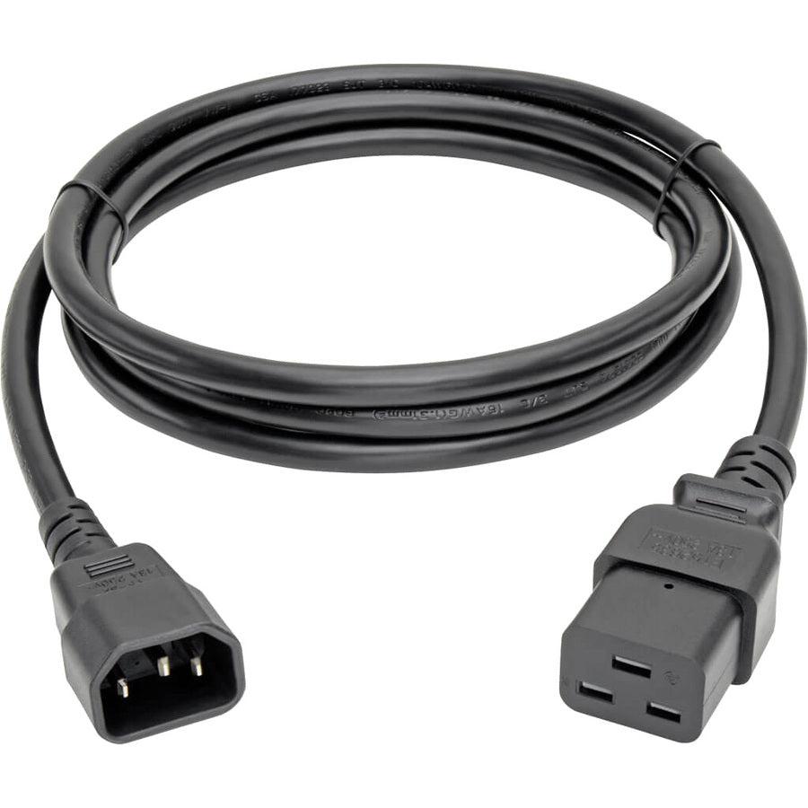 Tripp Lite P047-006-10A Power Cord, C19 To C14 - 10A, 100-250V, 16 Awg, 6 Ft. (1.83 M), Black
