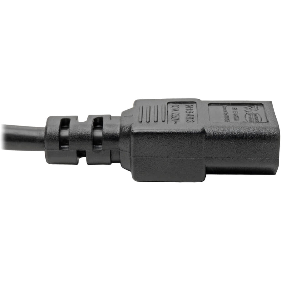 Tripp Lite P056-006-10A Uk Computer Power Cord, Bs1363 To C13 - 10A, 250V, 18 Awg, 6 Ft. (1.83 M), Black