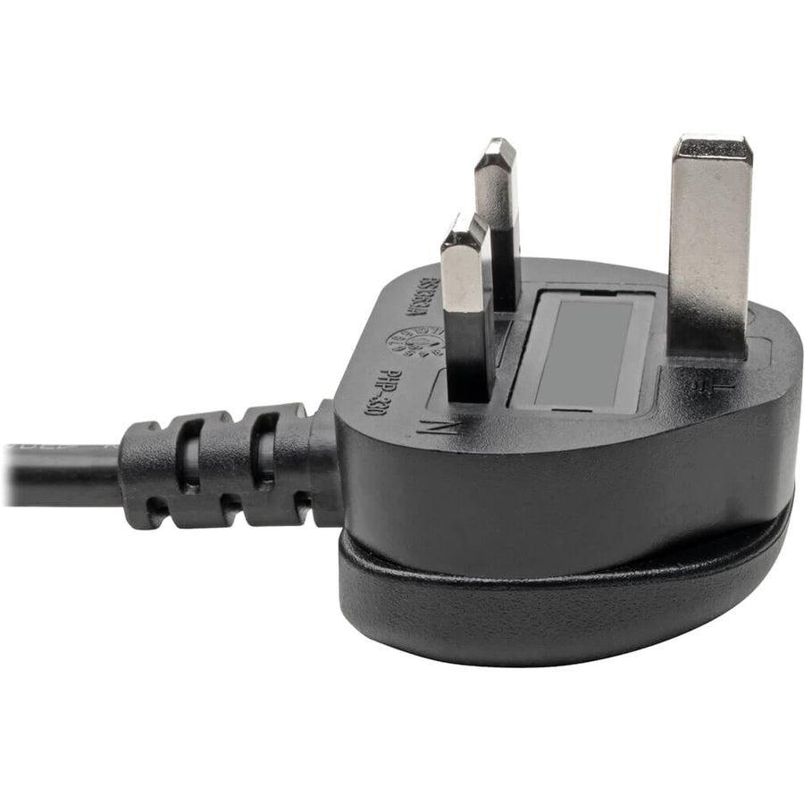 Tripp Lite P056-006-10A Uk Computer Power Cord, Bs1363 To C13 - 10A, 250V, 18 Awg, 6 Ft. (1.83 M), Black