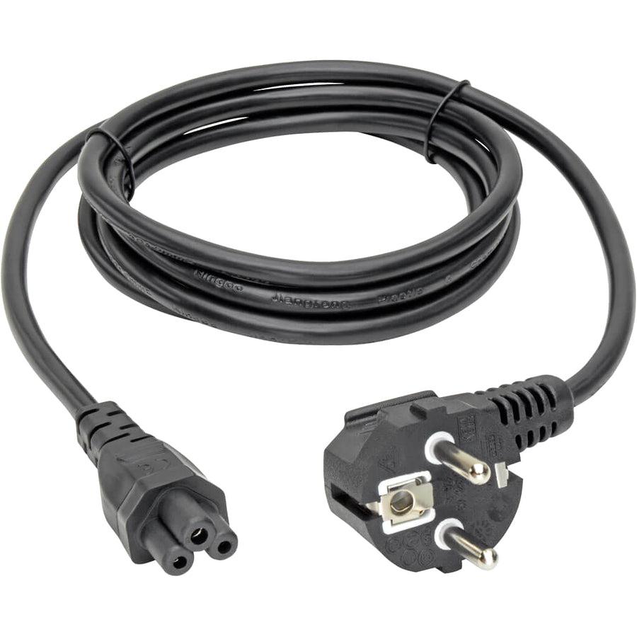 Tripp Lite P058-006 European Computer Power Cord, C5 To Schuko, 2.5A, 250V, 16 Awg, 6 Ft. (1.83 M), Black
