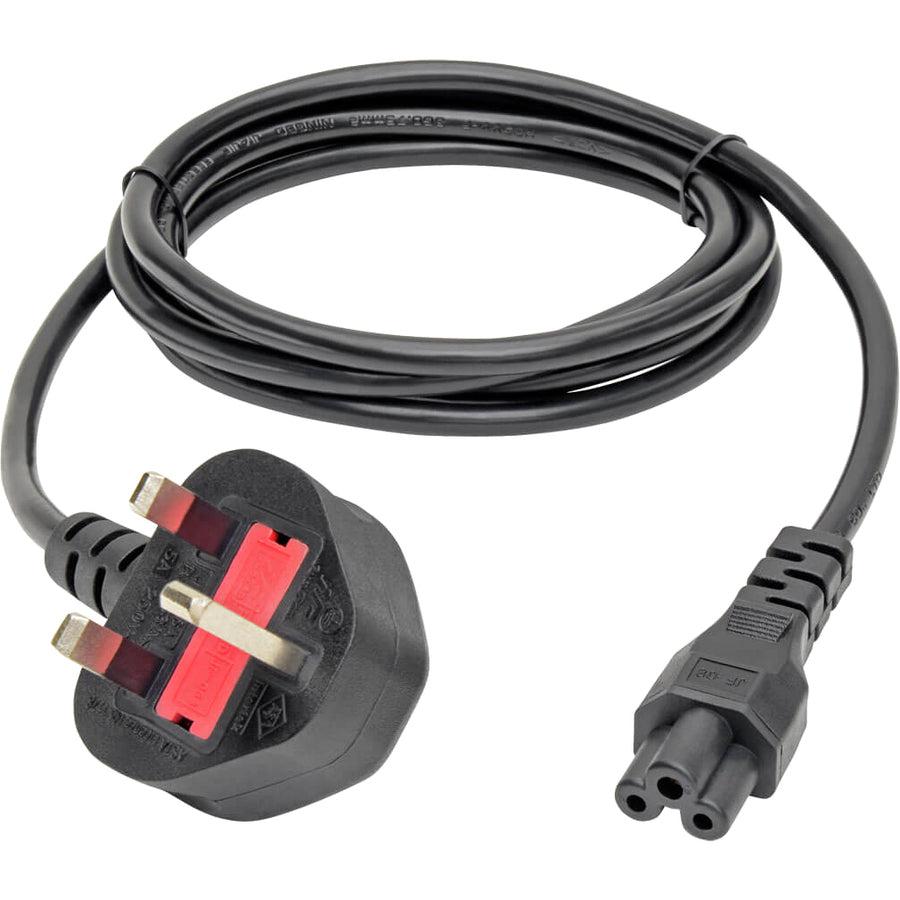 Tripp Lite P060-006 Uk Computer Power Cord - Bs1363 To C5, 2.5A, 250V, 18 Awg, 6 Ft. (1.83 M), Black