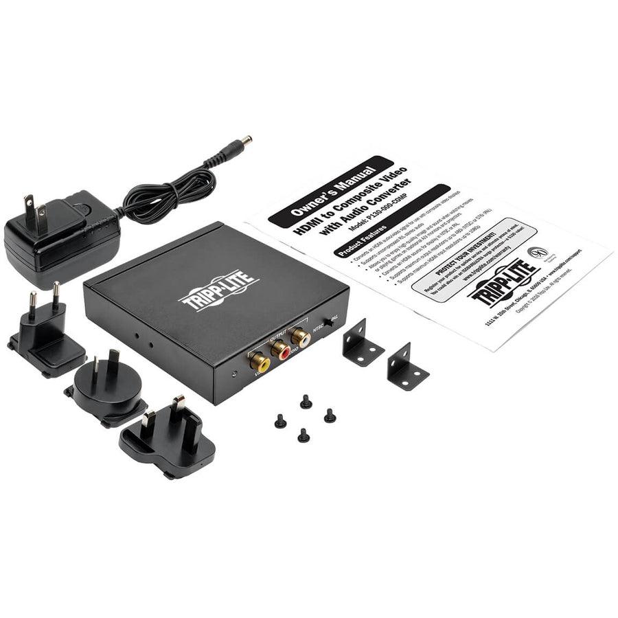 Tripp Lite P130-000-Comp Hdmi To Rca Composite Video Adapter With Audio (F/3Xf)