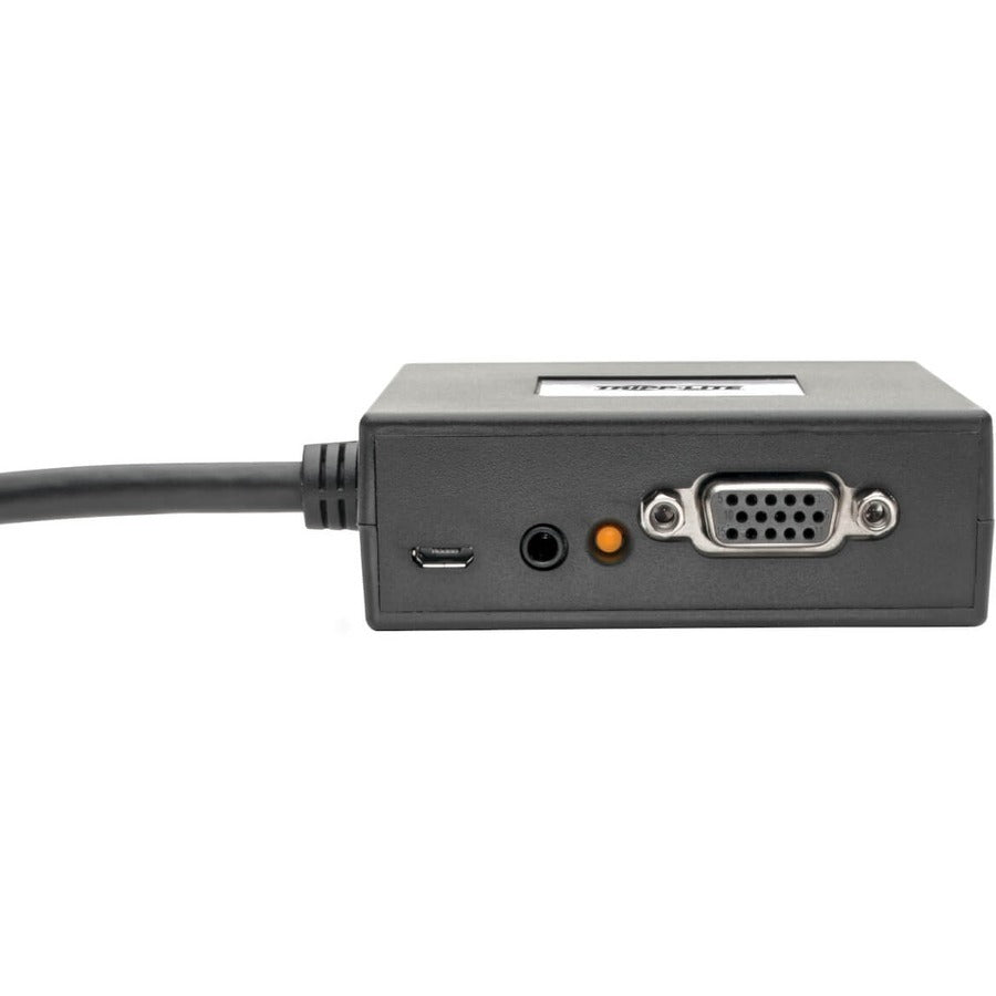 Tripp Lite P131-06N-2Va-U Hdmi To Vga And Audio Adapter, 6-In. (15.24 Cm), Black, Taa