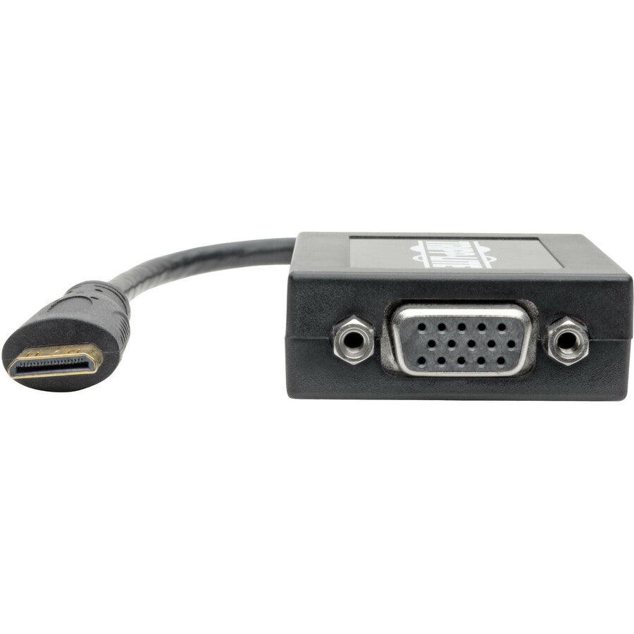 Tripp Lite P131-06N-Mini Mini Hdmi To Vga Adapter Video Converter, (M/F), 6-In. (15.24 Cm)