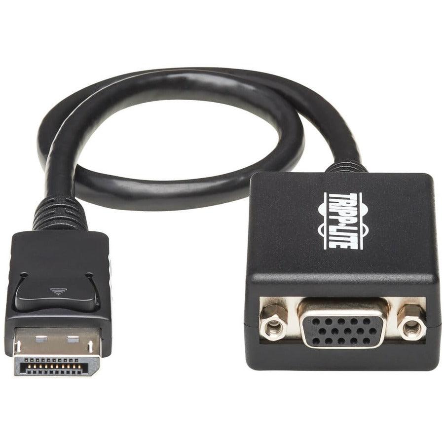 Tripp Lite P134-001-Vga Displayport To Vga Active Adapter Video Converter, Black (M/F), 1 Ft. (0.31 M)