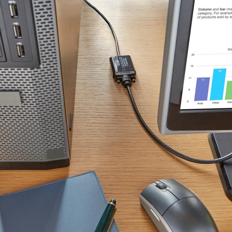 Tripp Lite P134-06N-Vga-V2 Displayport To Vga Active Adapter Video Converter , Dp Ver 1.2 (M/F), 6-In. (15.24 Cm)