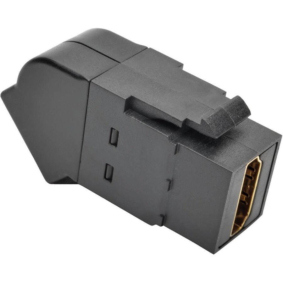 Tripp Lite P164-000-Kpa-Bk Hdmi All-In-One Keystone/Panel Mount Angled Coupler (F/F), Black