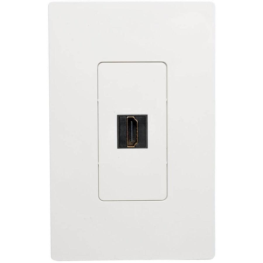 Tripp Lite P164-000-Kpa-Bk Hdmi All-In-One Keystone/Panel Mount Angled Coupler (F/F), Black