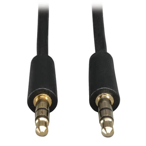 Tripp Lite P312-012 3.5Mm Mini Stereo Audio Cable For Microphones, Speakers And Headphones (M/M), 12 Ft. (3.66 M)