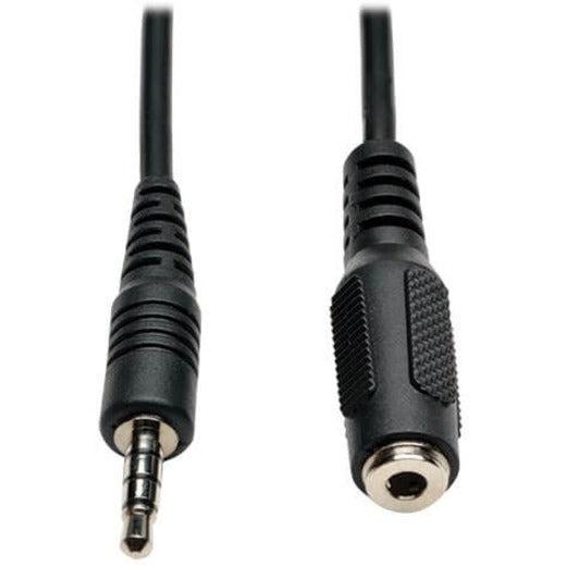 Tripp Lite P318-006-Mf 3.5 Mm Mini Stereo Audio 4-Position Trrs Headset Extension Adapter Cable (M/F), 6 Ft. (1.8 M)
