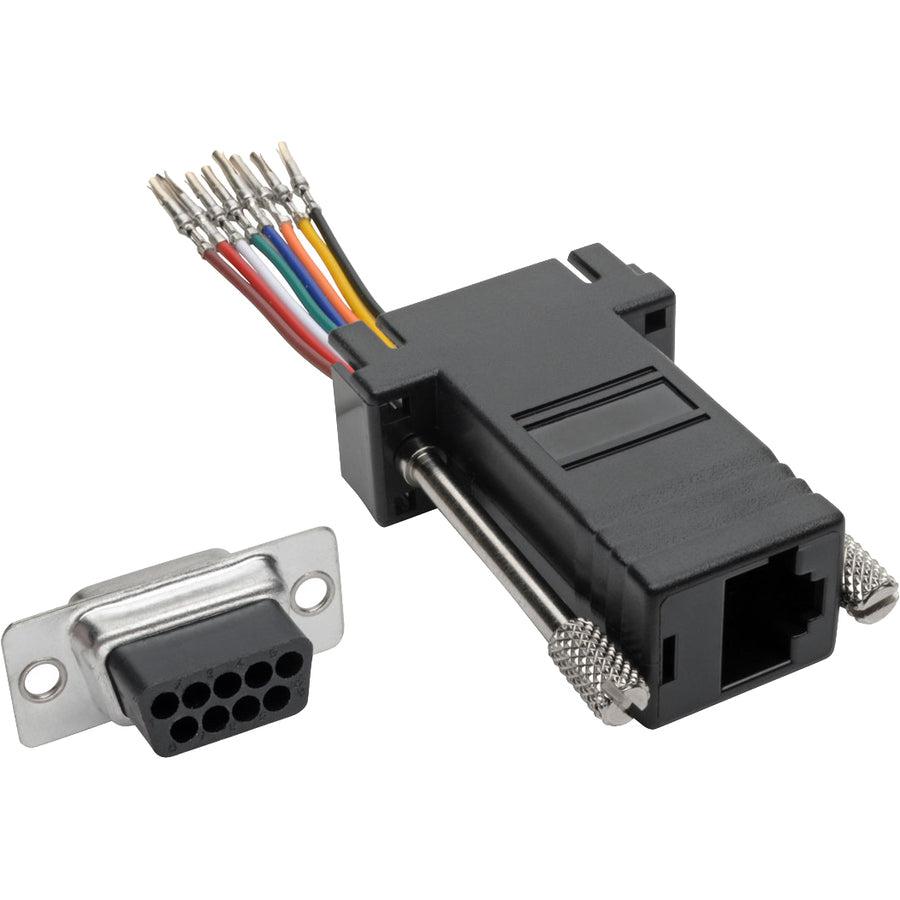 Tripp Lite P440-89Ff Db9 To Rj45 Modular Serial Adapter (F/F), Rs-232, Rs-422, Rs-485
