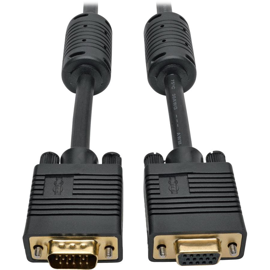 Tripp Lite P500-003 Vga High-Resolution Rgb Coaxial Cable (Hd15 M/F)), 3 Ft. (0.91 M)
