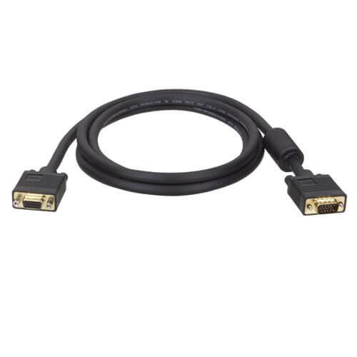 Tripp Lite P500-100 Vga High-Resolution Rgb Coaxial Cable (Hd15 M/F), 100 Ft. (30.5 M)