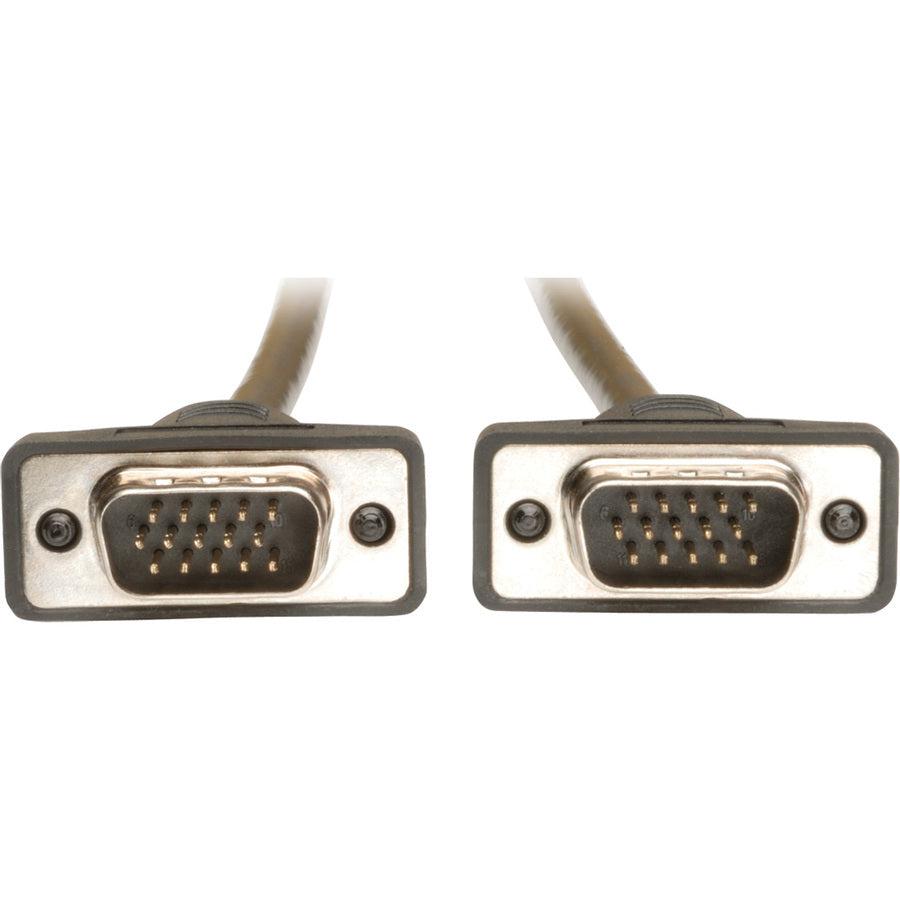 Tripp Lite P502-025-Sm Low-Profile Vga High-Resolution Rgb Coaxial Cable (Hd15 M/M)), 25 Ft. (7.62 M)