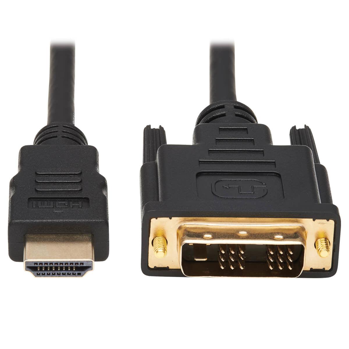 Tripp Lite P566Ab-006 Safe-It Hdmi To Dvi-D Single-Link Antibacterial Adapter Cable (M/M), 1080P 60 Hz, Black, 6 Ft. (1.8 M)
