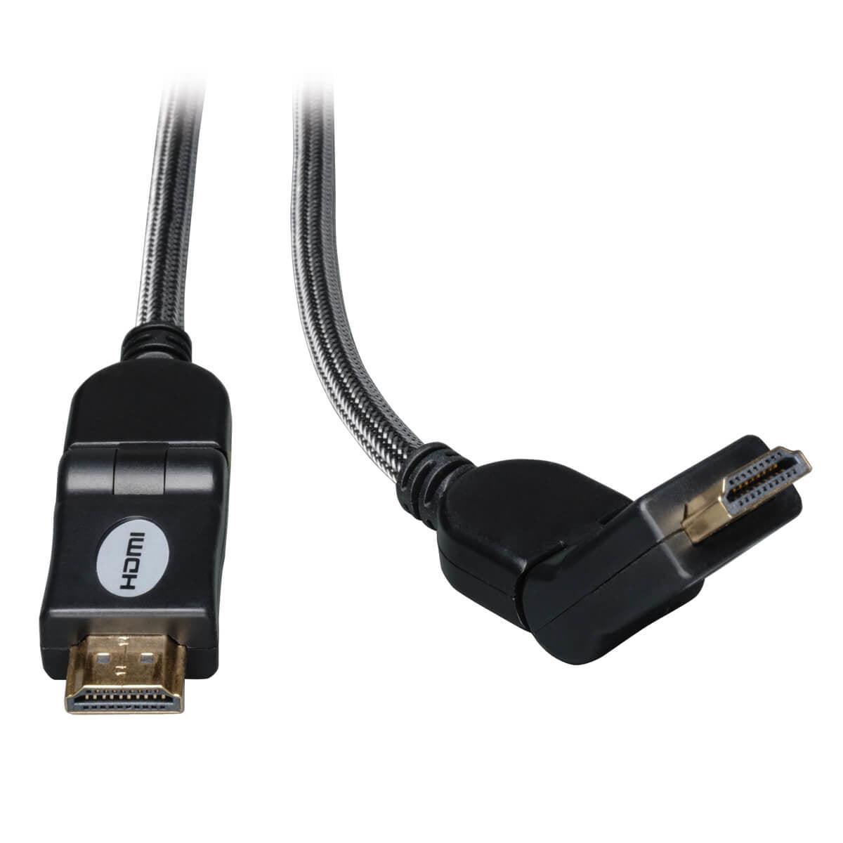 Tripp Lite P568-006-Sw High-Speed Hdmi Cable With Swivel Connectors, Digital Video With Audio, Uhd 4K (M/M), 6 Ft. (1.83 M)