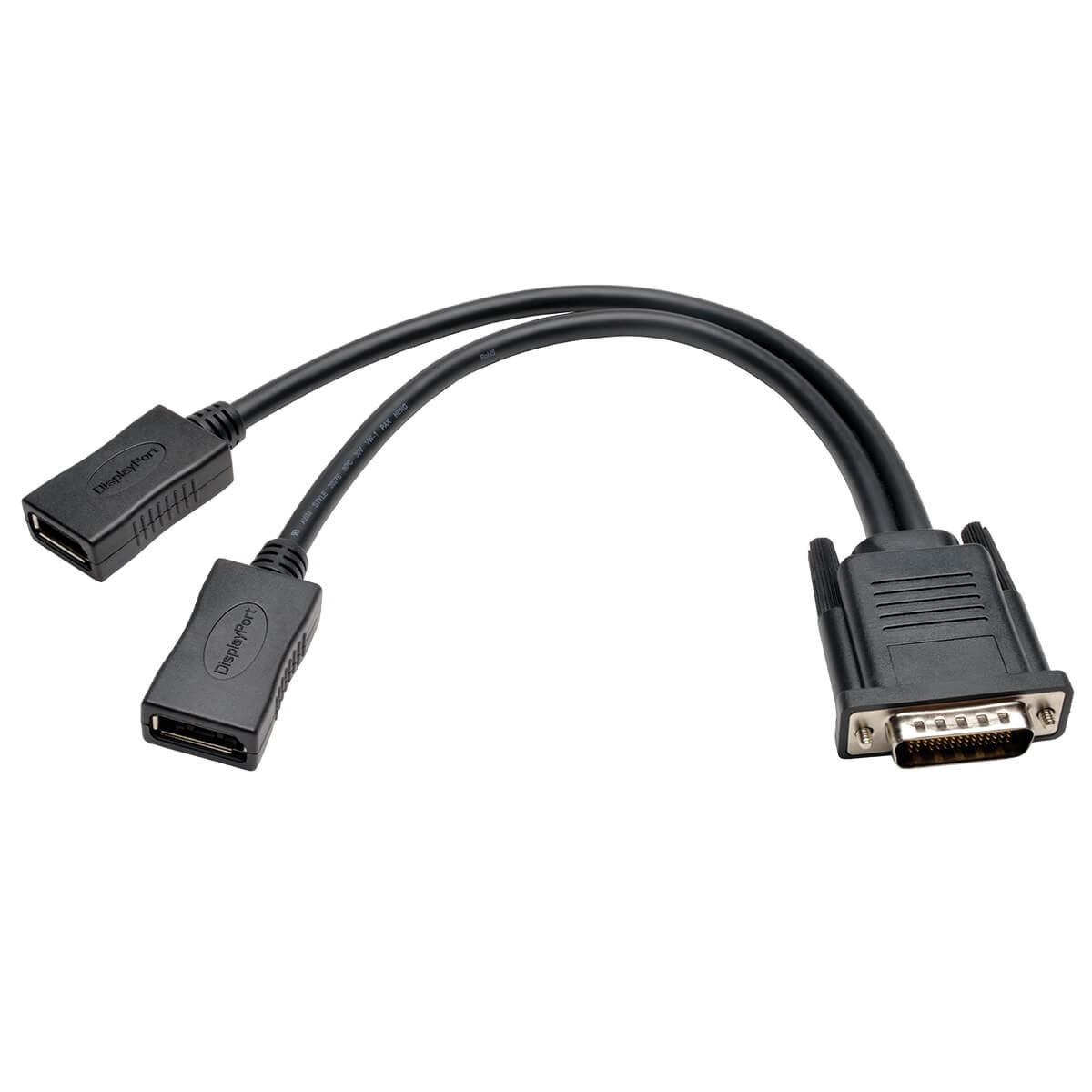 Tripp Lite P576-001-Dp Dms-59 To Dual Displayport Splitter Y Cable (M To 2Xf), 1 Ft. (0.31 M)