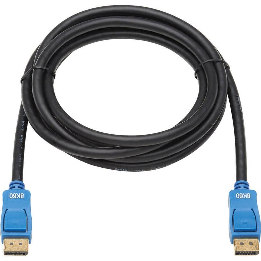 Tripp Lite P580-009-8K6 Displayport 1.4 Cable - 8K Uhd @ 60 Hz, Hdr, Hbr3, Hdcp 2.2, 4:4:4, Bt.2020, M/M, Black, 9 Ft. (2.74 M)