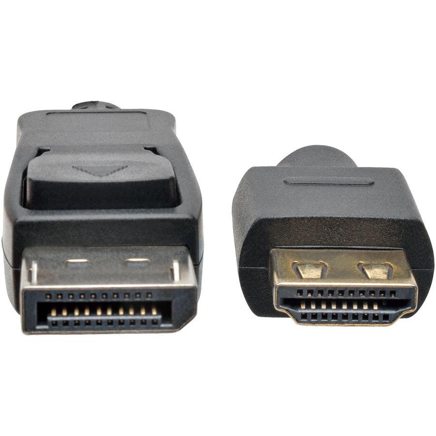 Tripp Lite P582-003-Hd-V2A Displayport 1.2 To Hdmi Active Adapter Cable (M/M), 4K 60 Hz, Gripping Hdmi Plug, Hdcp 2.2, 3 Ft. (0.9 M)