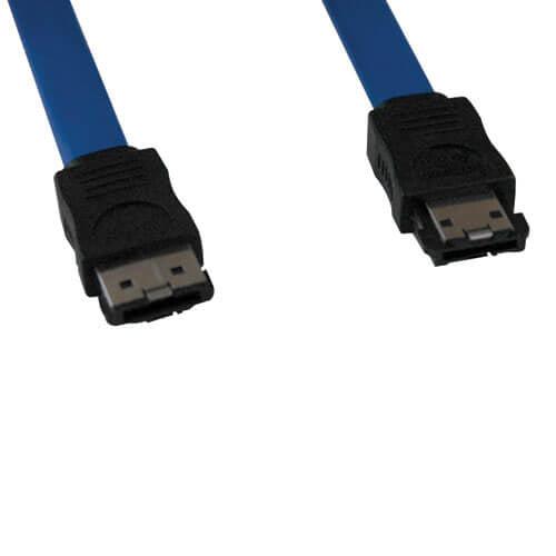 Tripp Lite P950-18I Esata, Sata-Ii External Signal Shielded Cable (7Pin/7Pin), 18-In. (45.72 Cm)