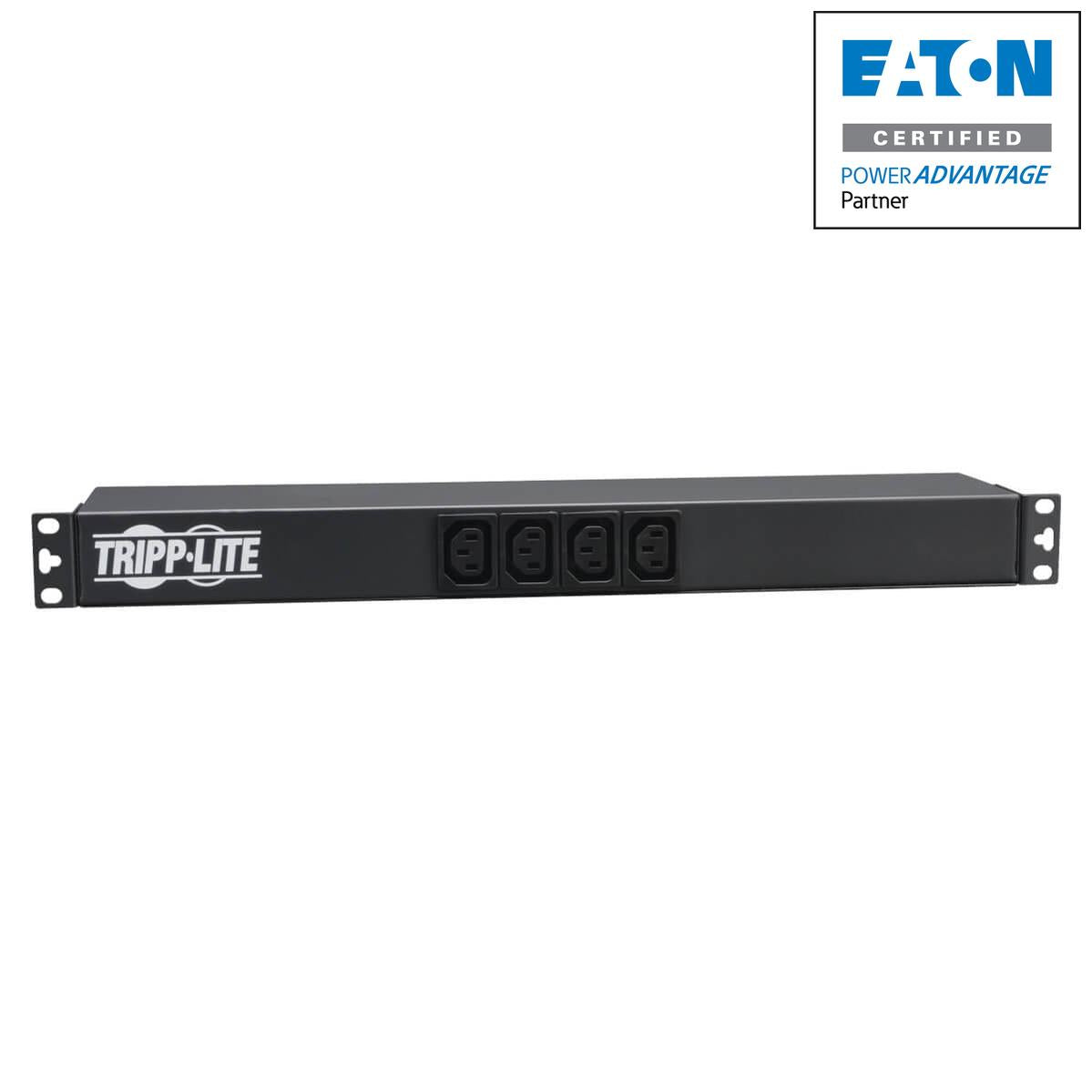 Tripp Lite Pdu12Iec 1.9-3.8Kw Single-Phase 120240V Basic Pdu, 14 Outlets (12 C13 & 2 C19), C20 16A Input, 1U Rack-Mount
