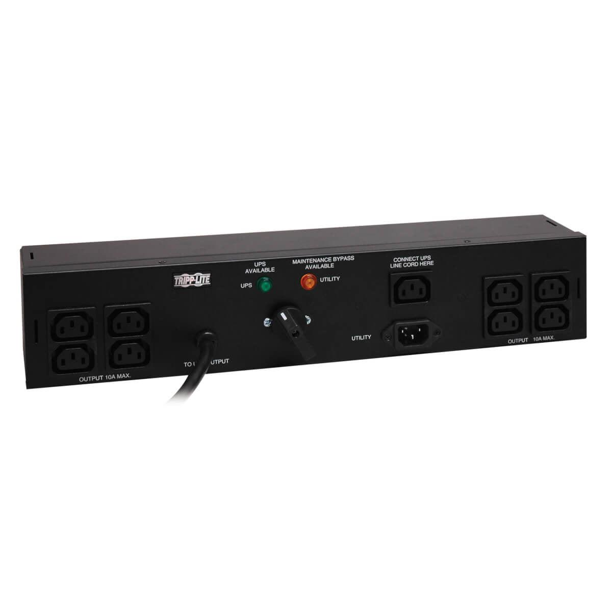 Tripp Lite Pdubhv10 2-2.4Kw Single-Phase Hot-Swap Pdu, 200-240V 10A Outlets (8-C13), 2-C14, 200-240V Input, 6 Ft. (1.83 M) Cords 2U Rack-Mount