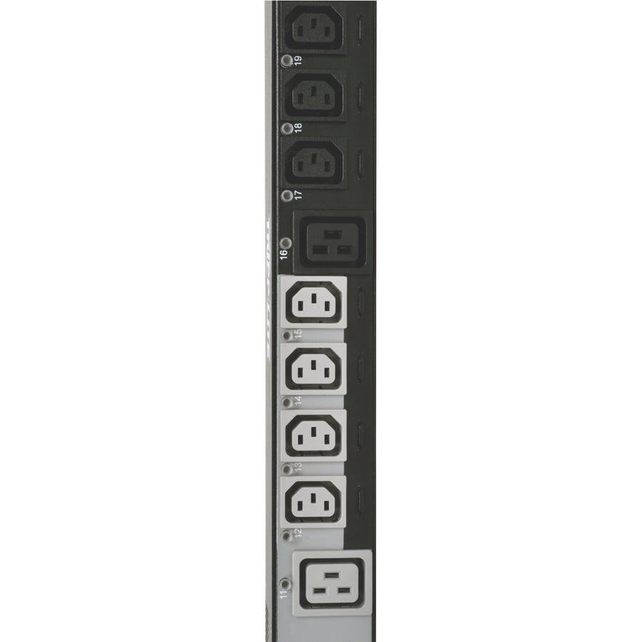 Tripp Lite Pdu3Xvs6G20 11.5Kw 3-Phase Switched Pdu, 208-240V Outlets (24 C13, 6 C19), Iec309 16/20A Red 360-415V Input, 0U, Taa