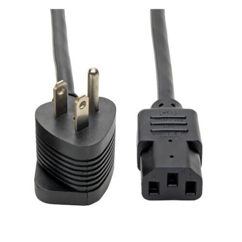 Tripp Lite Piggyback Power Extension Cord Lead Cable, 13A, 16Awg (Nema 5-15P/R To Iec-320-C13), 1.83 M (6-Ft.)