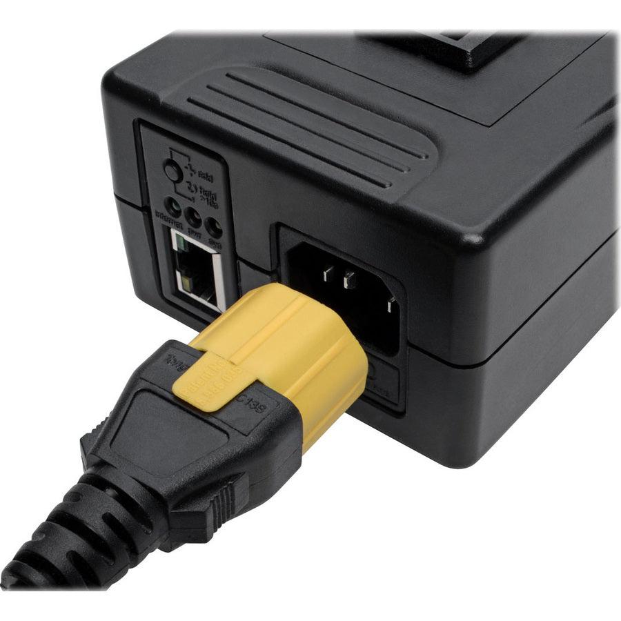 Tripp Lite Plc14Yw Plug-Lock Inserts, C13 Power Cord To C14 Outlet, Yellow, 100 Pack