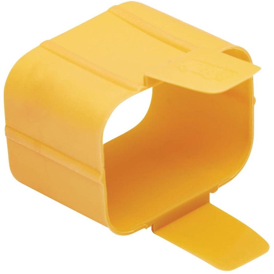 Tripp Lite Plc20Yw Plug-Lock Inserts, C19 Power Cord To C20 Outlet, Yellow, 100 Pack