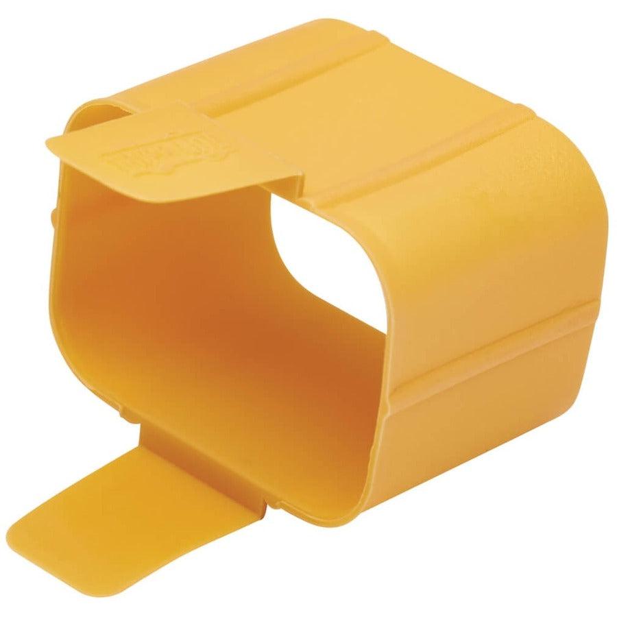 Tripp Lite Plc20Yw Plug-Lock Inserts, C19 Power Cord To C20 Outlet, Yellow, 100 Pack