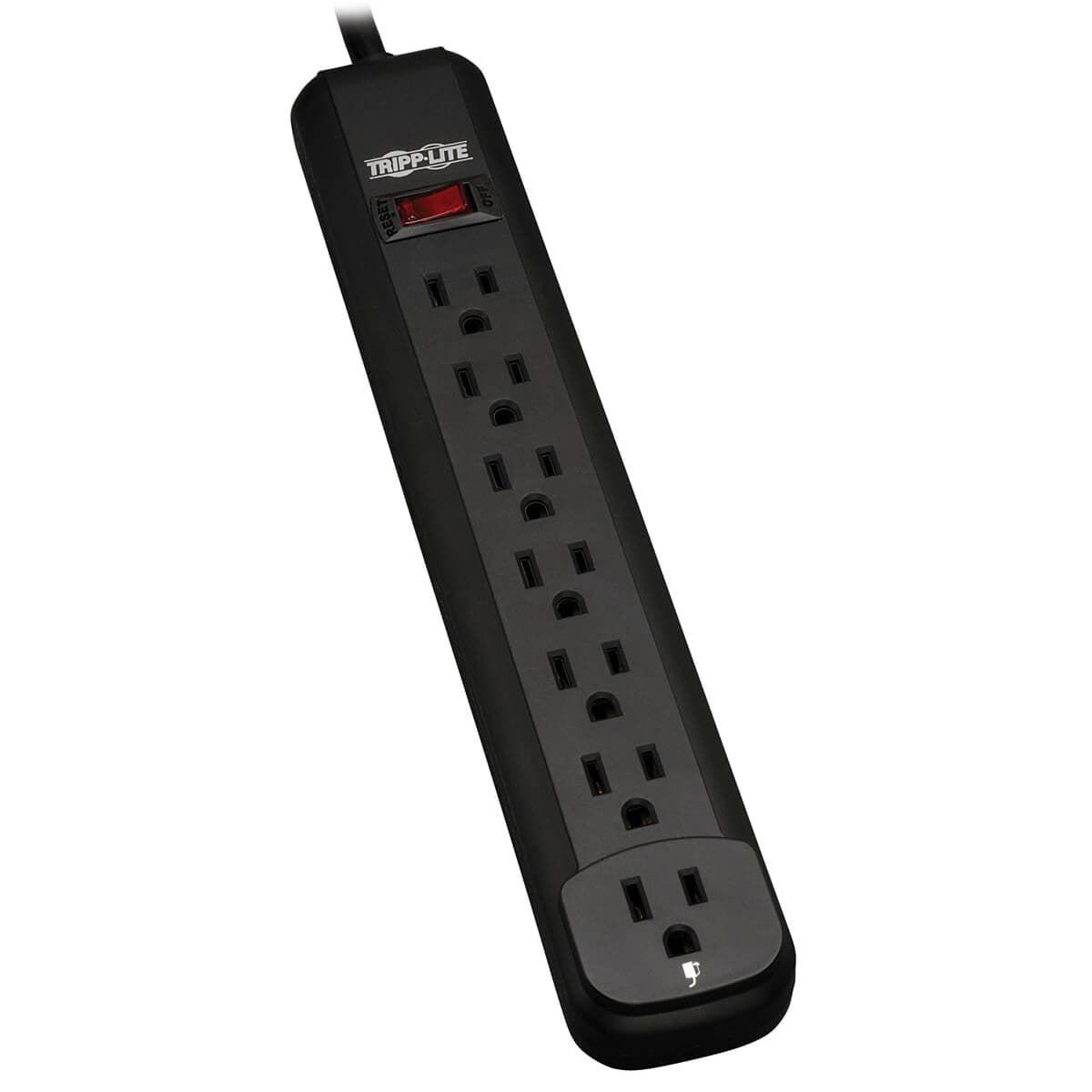 Tripp Lite Power It! Black 7 Ac Outlet(S) 120 V 7.62 M