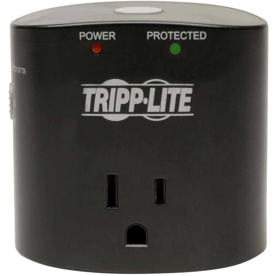 Tripp Lite Protect It! 1-Outlet Surge Protector, Direct Plug-In, 350 Joules, Timer Selection Switch