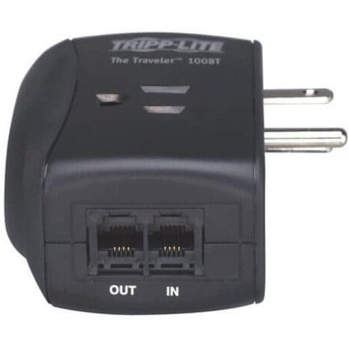 Tripp Lite Protect It! 2-Outlet Portable Surge Protector, Direct Plug-In, 1050 Joules, Ethernet Protection