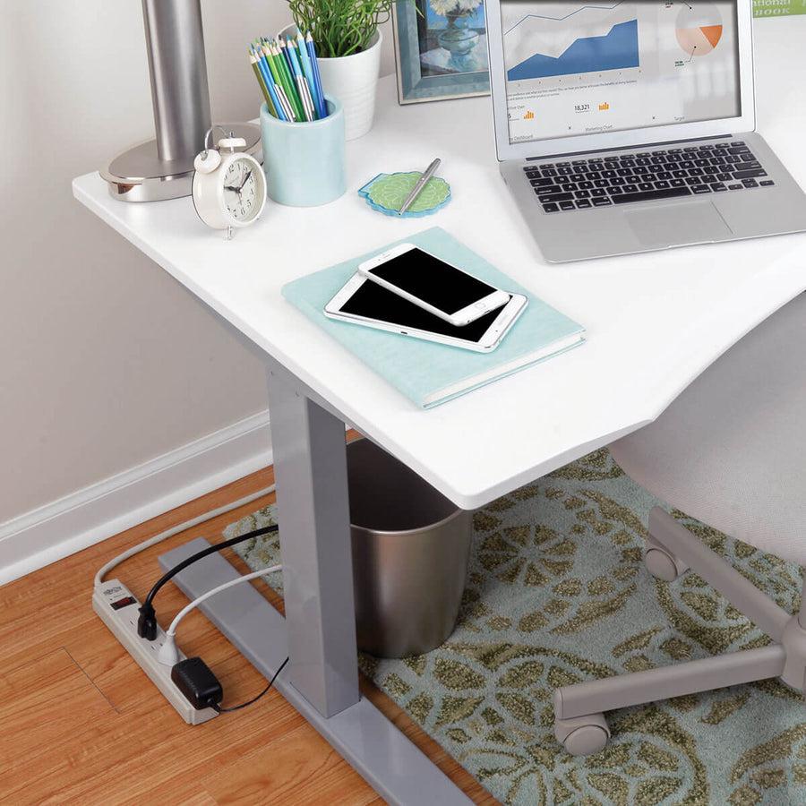 Tripp Lite Protect It! 6-Outlet Surge Protector, 8-Ft. Cord, 990 Joules, Low-Profile Right-Angle 5-15P Plug