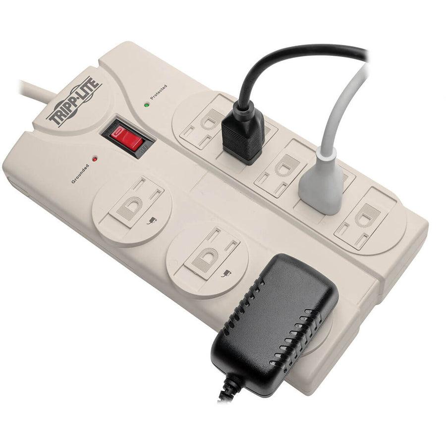 Tripp Lite Protect It! 8-Outlet Home Computer Surge Protector, 8-Ft. Cord, 1440 Joules