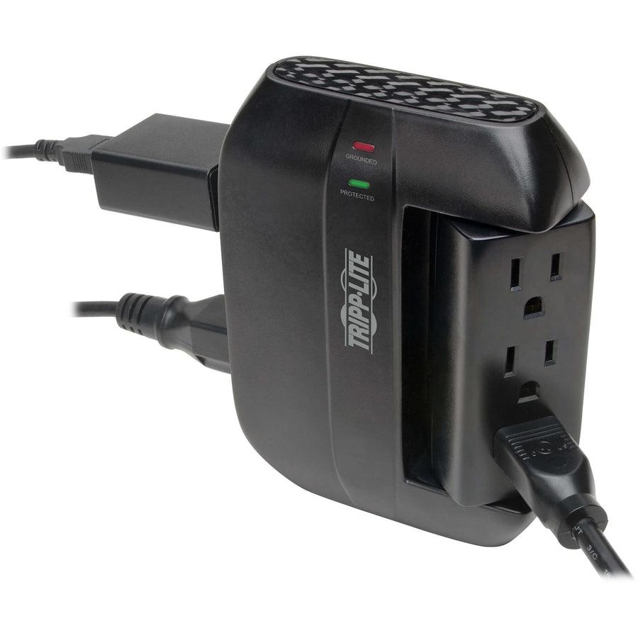 Tripp Lite Protect It! Surge Protector With 6 Rotatable Outlets, Direct-Plug In, 1500 Joules