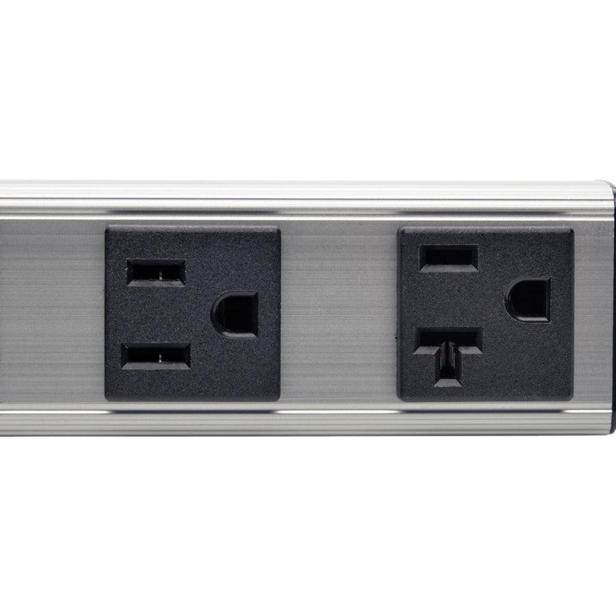 Tripp Lite Ps120420 Power Extension 4.6 M 4 Ac Outlet(S) Black, Grey