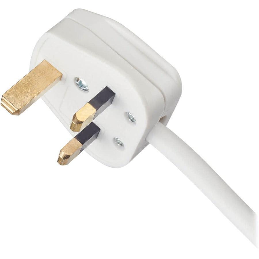 Tripp Lite Ps6B18 6-Outlet Power Strip - British Bs1363A Outlets, 220-250V Ac, 13A, 1.8 M Cord, Bs1363A Plug, White