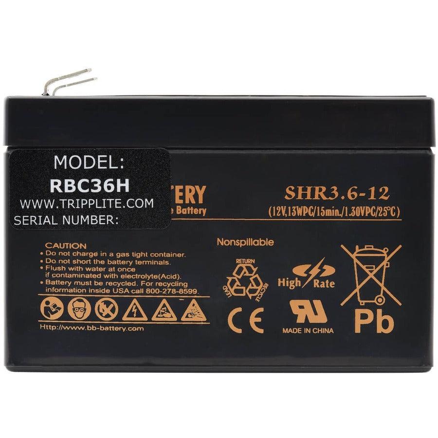 Tripp Lite Rbc36H Ups Replacement Battery Cartridge For Select Avr550U/Avrx550U Ups Systems, 12V