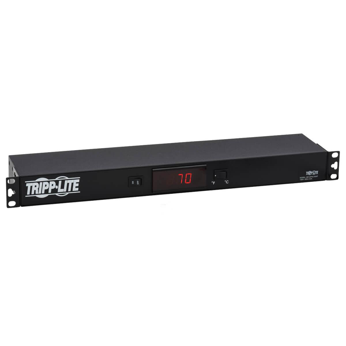 Tripp Lite Sr1Upnltemp 1U Digital Temperature Sensor, Blanking Panel, Lcd