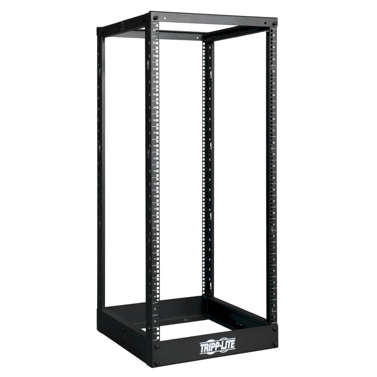 Tripp Lite Sr4Post25 25U Smartrack 4-Post Open Frame Rack - Organize And Secure Network Rack Equipment