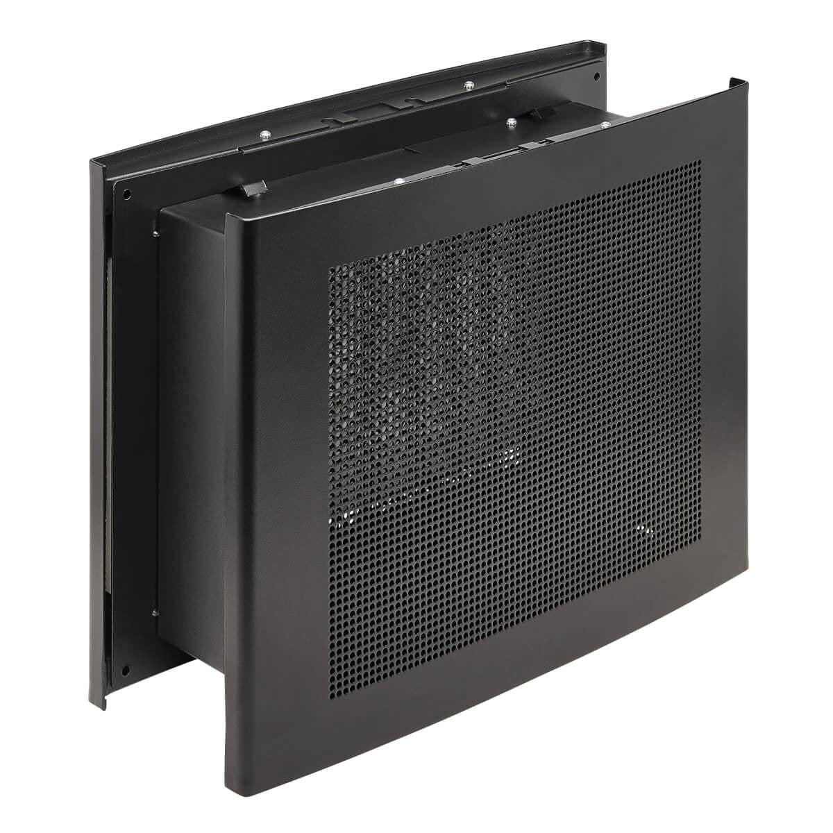 Tripp Lite Srclosetintake Network Closet Through-Wall Air Duct, Built-In Filter, Black