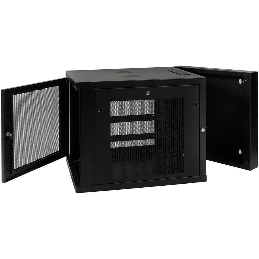 Tripp Lite SRW12US33 12U Server Rack Wall Mount Cabinet - SmartRack Enclosure with Hinged Back