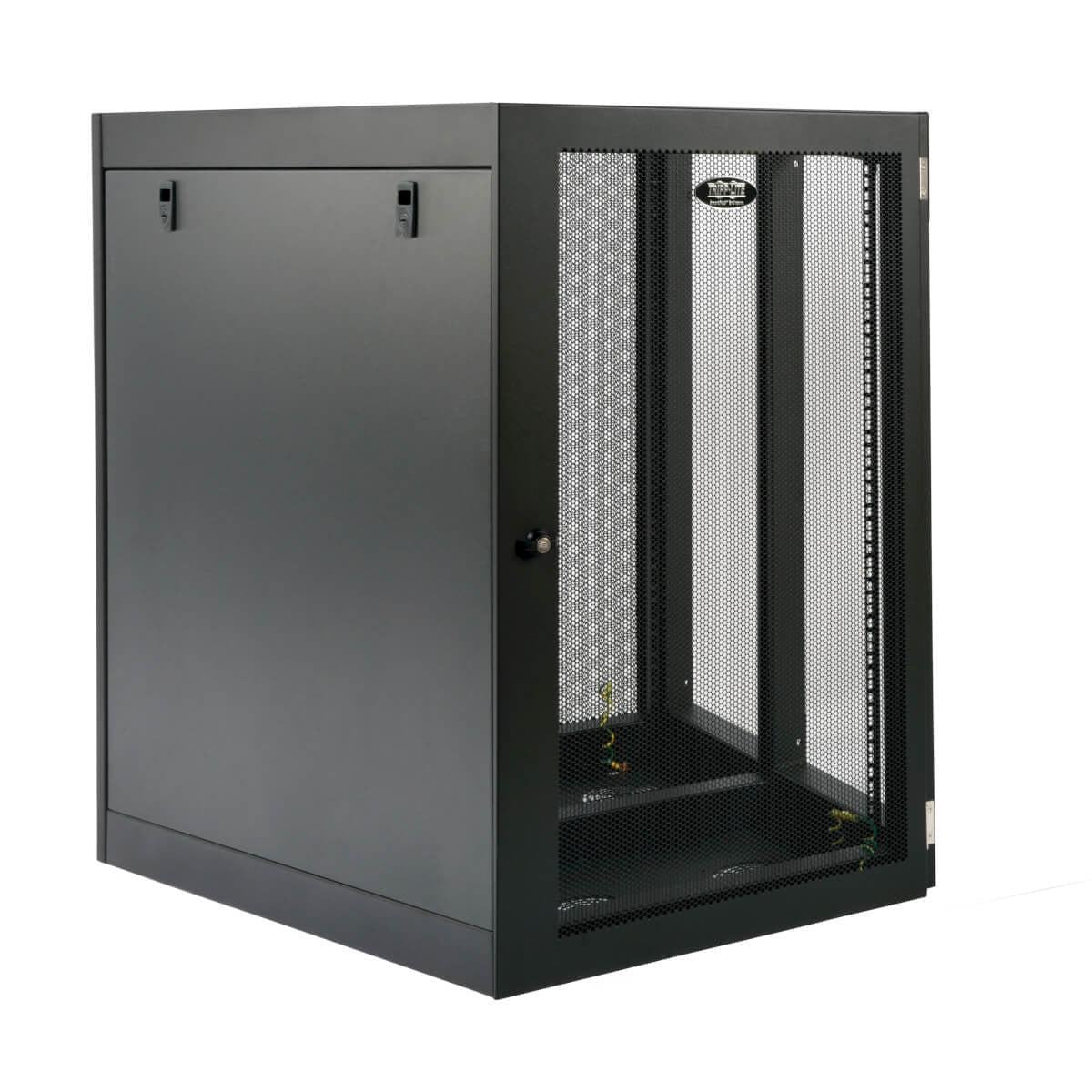 Tripp Lite Srw18Uhd Smartrack 18U Heavy-Duty Low-Profile Server-Depth Side-Mount Wall-Mount Rack Enclosure Cabinet