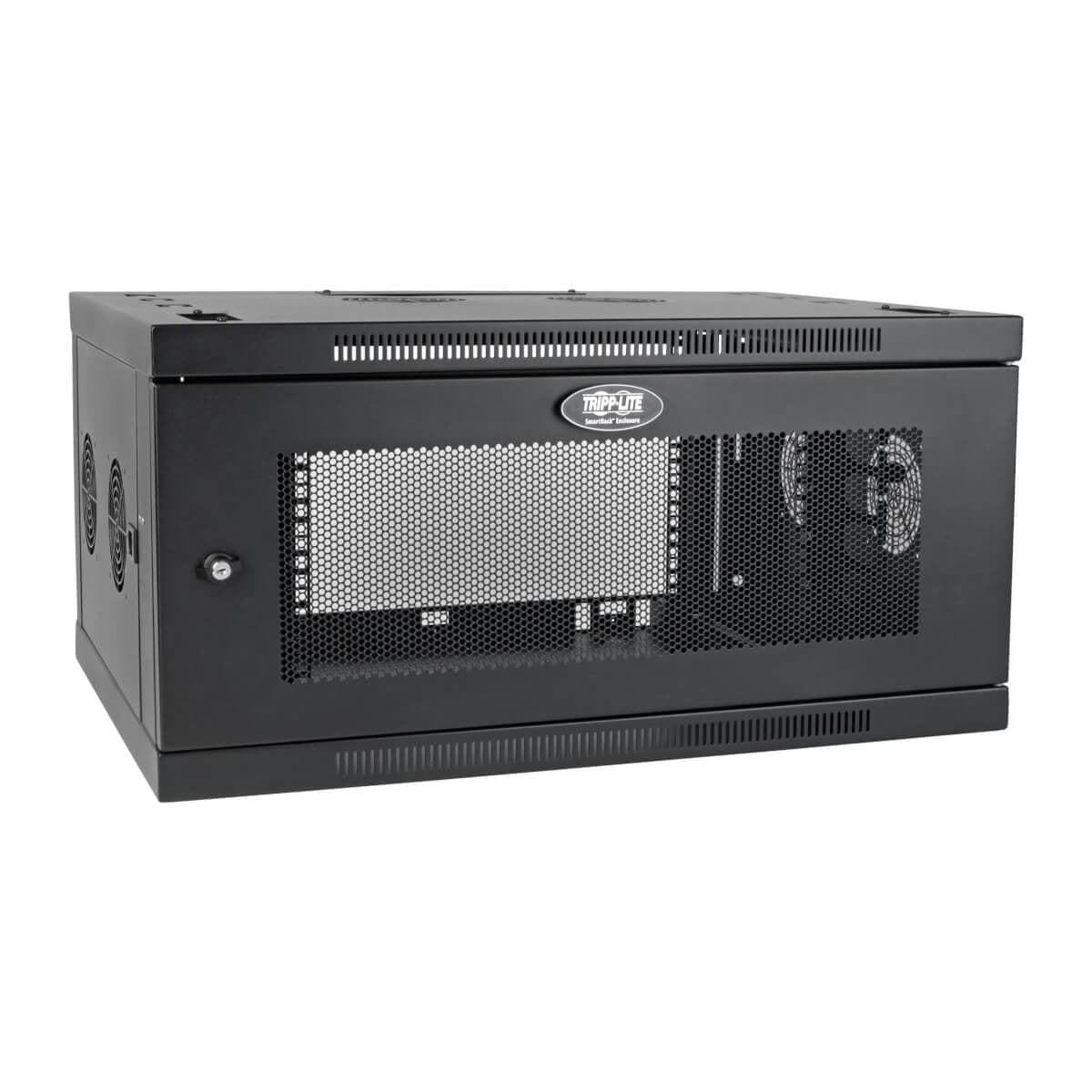 Tripp Lite Srw6Udpvrt Smartrack 6U Low-Profile Switch-Depth-Plus Wall-Mount Mini Rack Enclosure, Wide