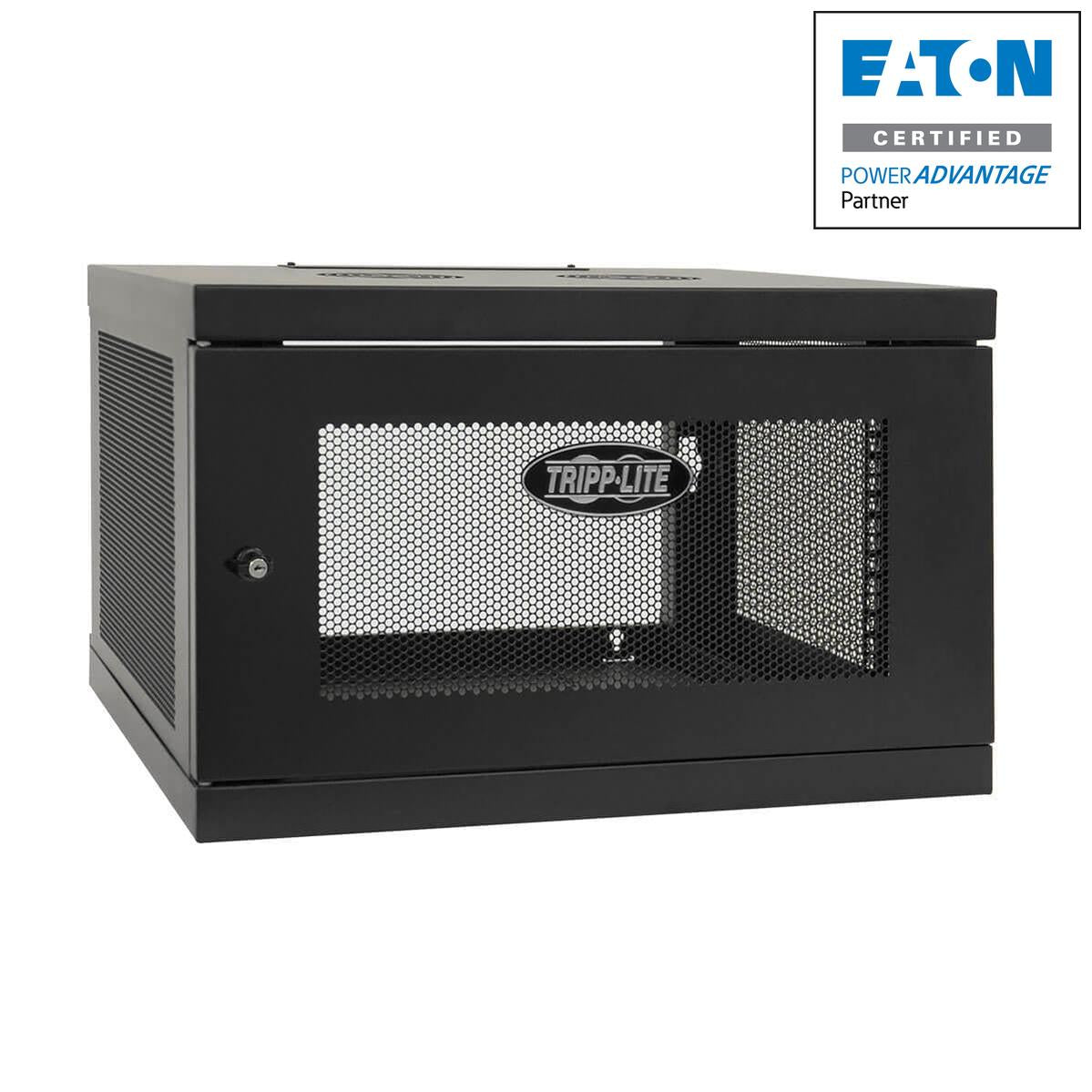 Tripp Lite Srw6Ukd Smartrack 6U Low-Profile Switch-Depth Knock-Down Wall-Mount Mini Rack Enclosure