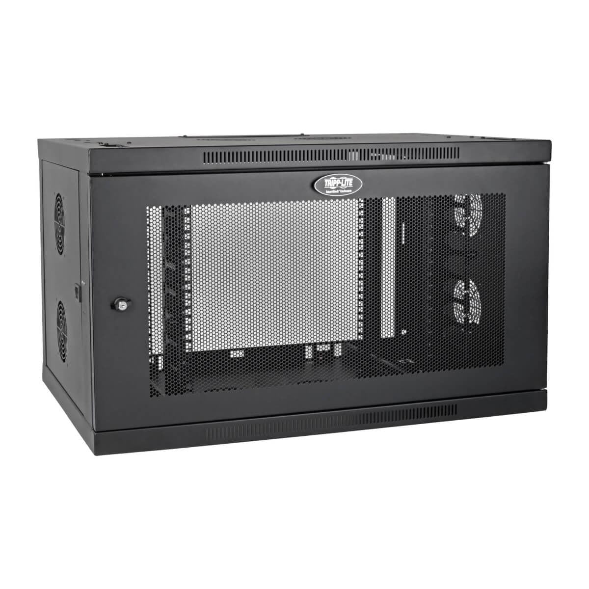 Tripp Lite Srw9Udpvrt Smartrack 9U Low-Profile Switch-Depth-Plus Wall-Mount Mini Rack Enclosure, Wide