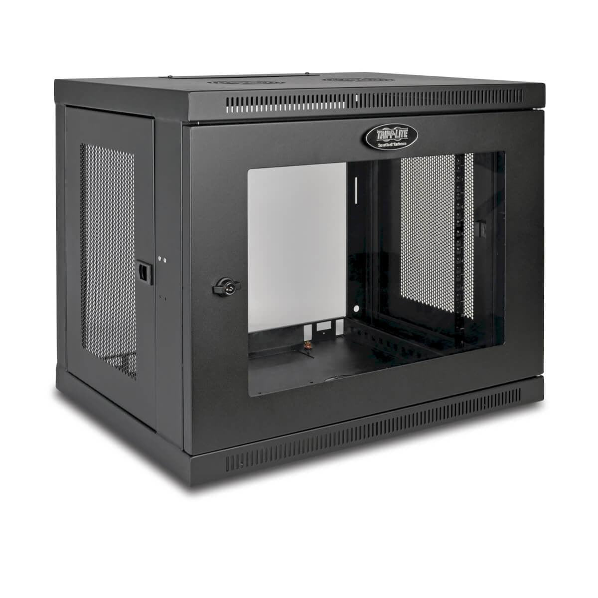 Tripp Lite Srw9Ug Smartrack 9U Low-Profile Switch-Depth Wall-Mount Mini Rack Enclosure, Clear Acrylic Window